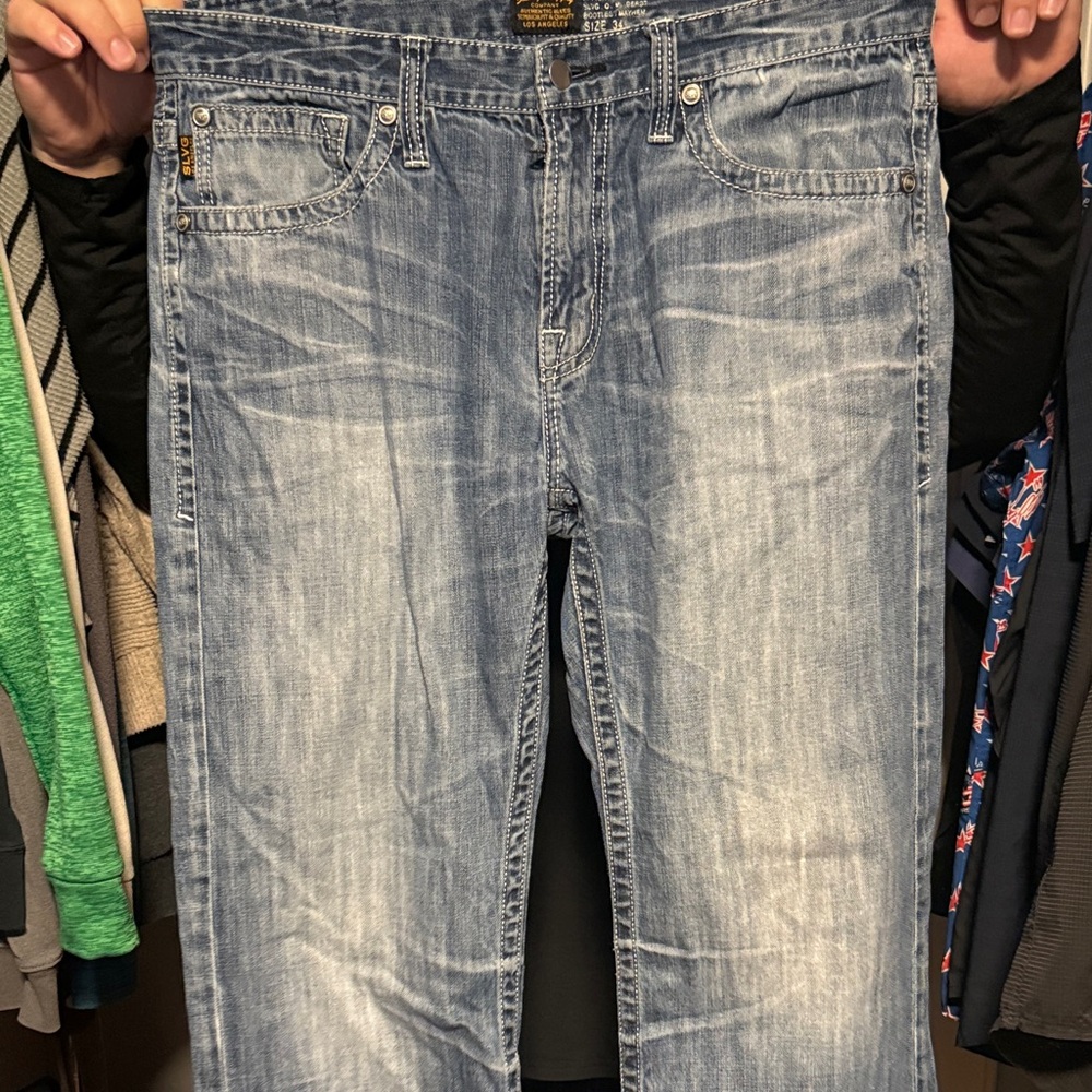 Classic Blue Denim Jeans for Men